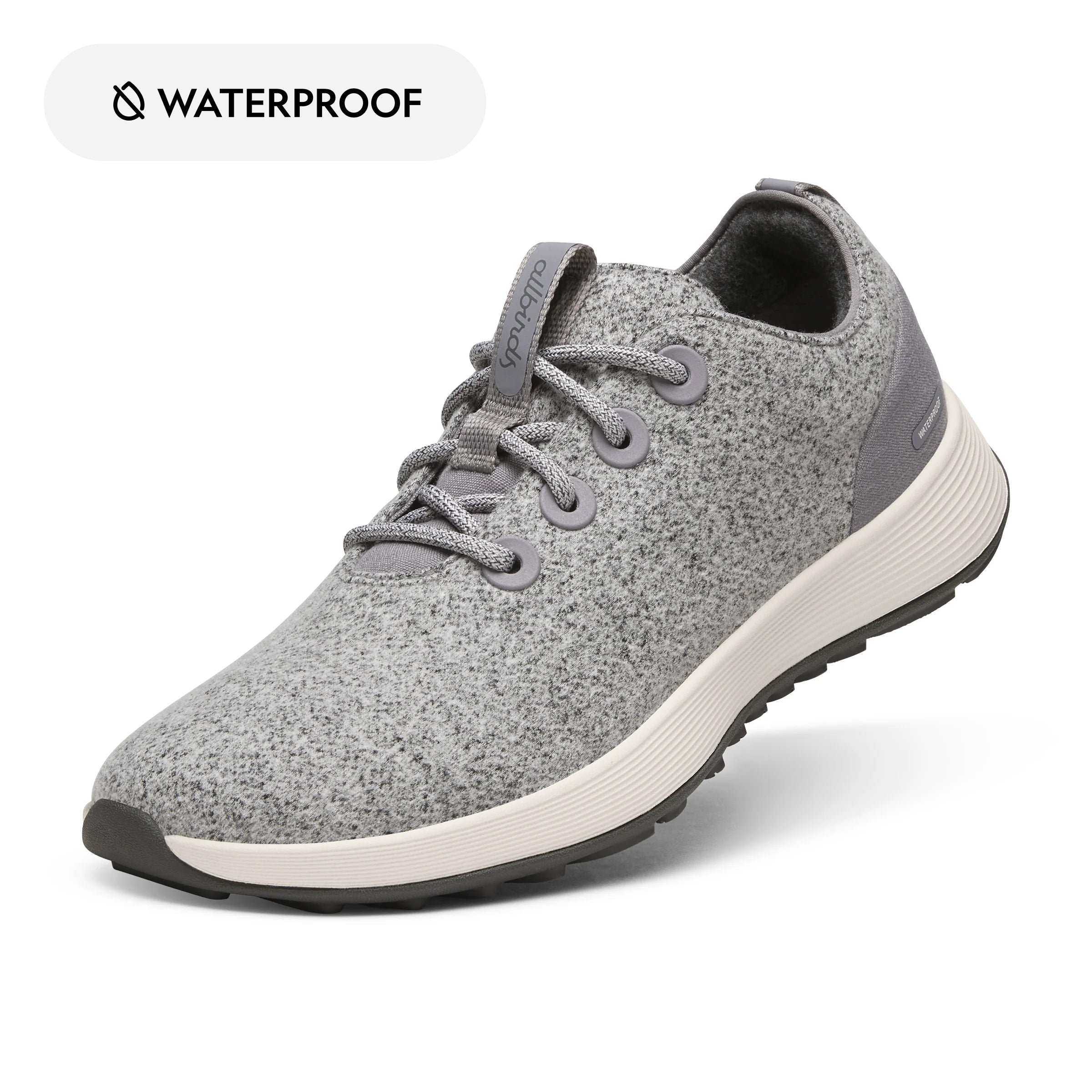 Allbirds Men\'s‎ Wool Runner NZ Shoes Dark Grey Size 12 Washable EUC Allbirds Wool Runner NZ Mid Waterproof | High-Top All  main image 4