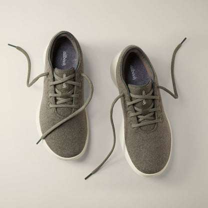 Women's Wool Runner 2, Rugged Green (Stony Cream)